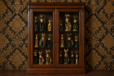Cabinet Cat Display