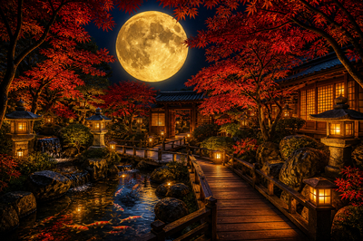 Garden Moon Lanterns