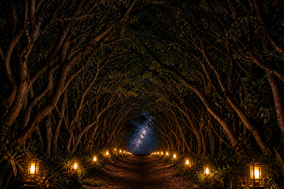 Tree Tunnel Stars