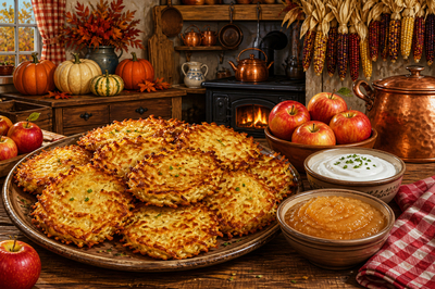 Potato Fritters Applesauce