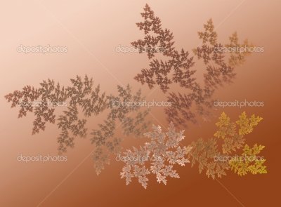 פאזל של fractal leaves