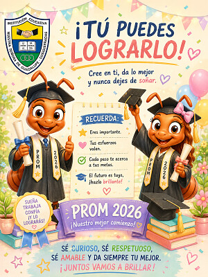 Lupita Graduándose