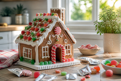 Gingerbread House Candy(grok)