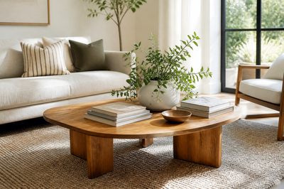 Wooden Coffee Table(grok)