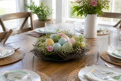 Easter Nest Centerpiece(grok)