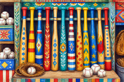Folk Bat Rack(grok)