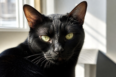 Black Cat Portrait(grok)