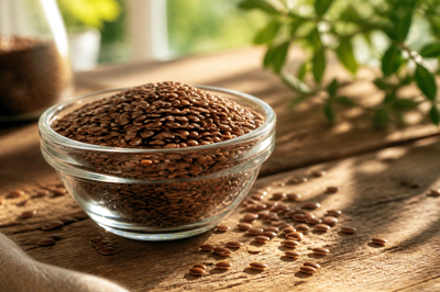 Flaxseeds Bowl Table(grok)