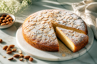 Almond Torte Marble(grok)