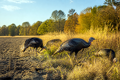 Field Edge Turkeys(grok)