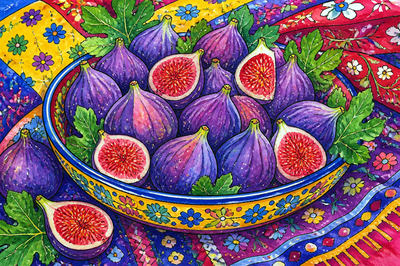 Folk Fig Bowl(grok)