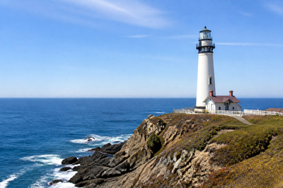 Lighthouse Rocky Cliff(grok)