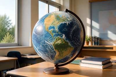 Earth Globe Classroom(grok)