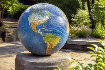 Afternoon Mosaic Globe