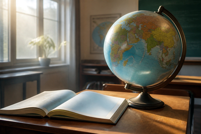 Morning Classroom Globe