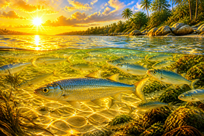 Luminous Mullet Water(grok)