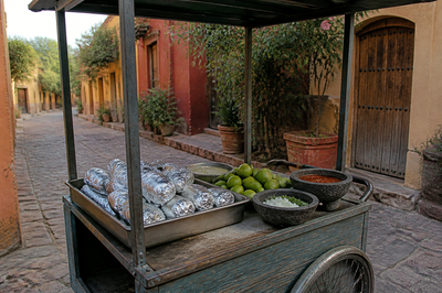 Alley Food Cart