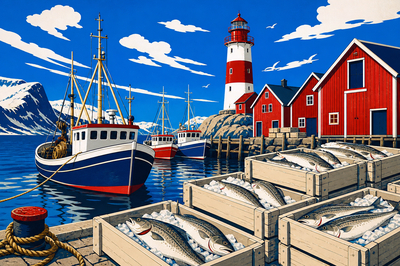 Coastal Cod Poster