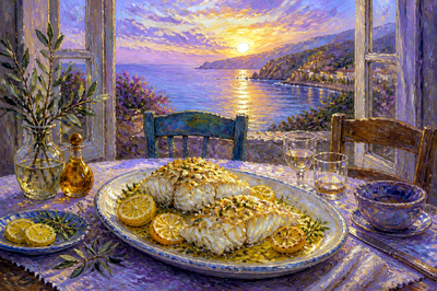 Dusk Cod Platter