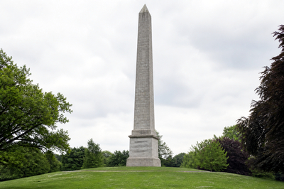Overcast Park Obelisk