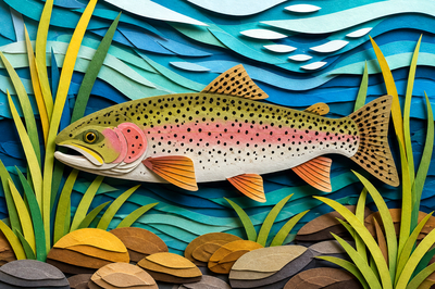 Papercut Trout Reeds(grok)