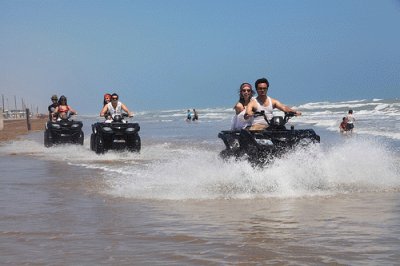 Playa Bagdad ubicada 26 kilÃ³metros al este de Mata