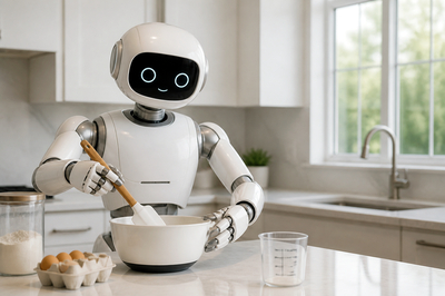 Overcast Kitchen Robot