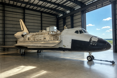 Space Shuttle Hangar(grok)