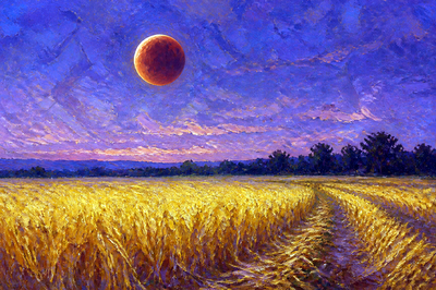 Impressionist Dusk Field
