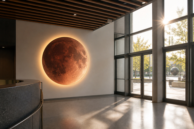 Morning Lobby Moon