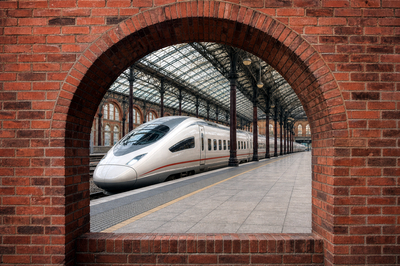 Brick Framed Train