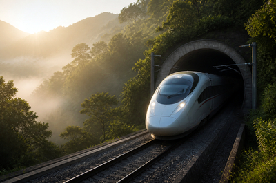 Morning Tunnel Portal