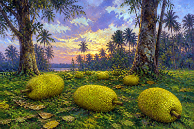 Impressionist Dusk Grove
