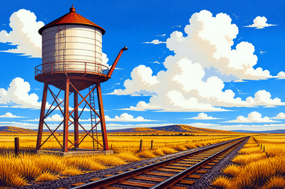 Prairie Tower Poster