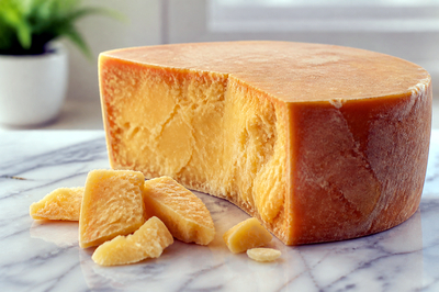 Cheddar Wheel Cut(grok)