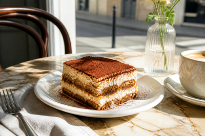 Sunny Tiramisu Slice