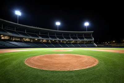 Hdr Night Stadium