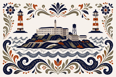 Folk Lighthouse Motifs