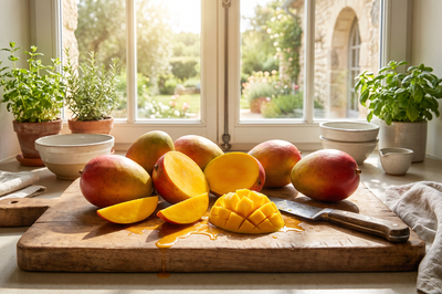 Mangoes Kitchen Still Life