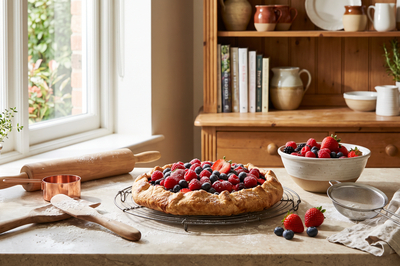 Mixed Fruit Tart Kitchen Still