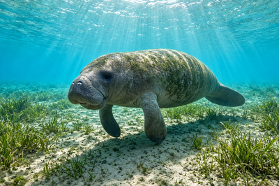 Sunny Clear Manatee