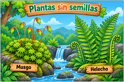 Plantas sin semilla