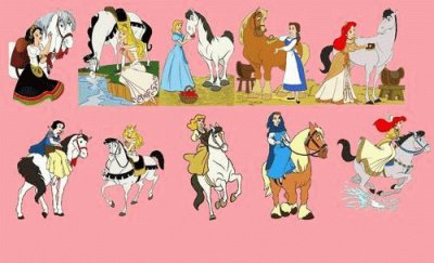 פאזל של Princesses with Horses
