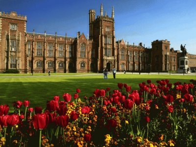 castle and tulips jigsaw puzzle