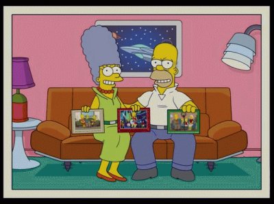 marge y homero jigsaw puzzle