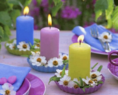 velas e flores jigsaw puzzle