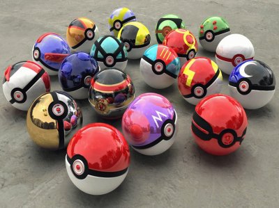 פאזל של pokebolas