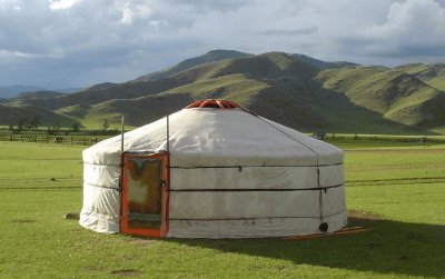 LIttle yurt on the prairie