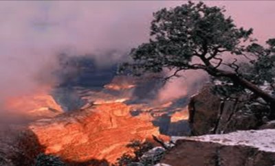 Grand Canyon morning fog jigsaw puzzle