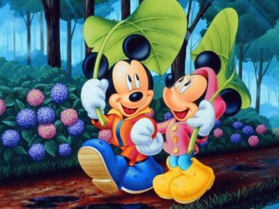 mickey -minie jigsaw puzzle